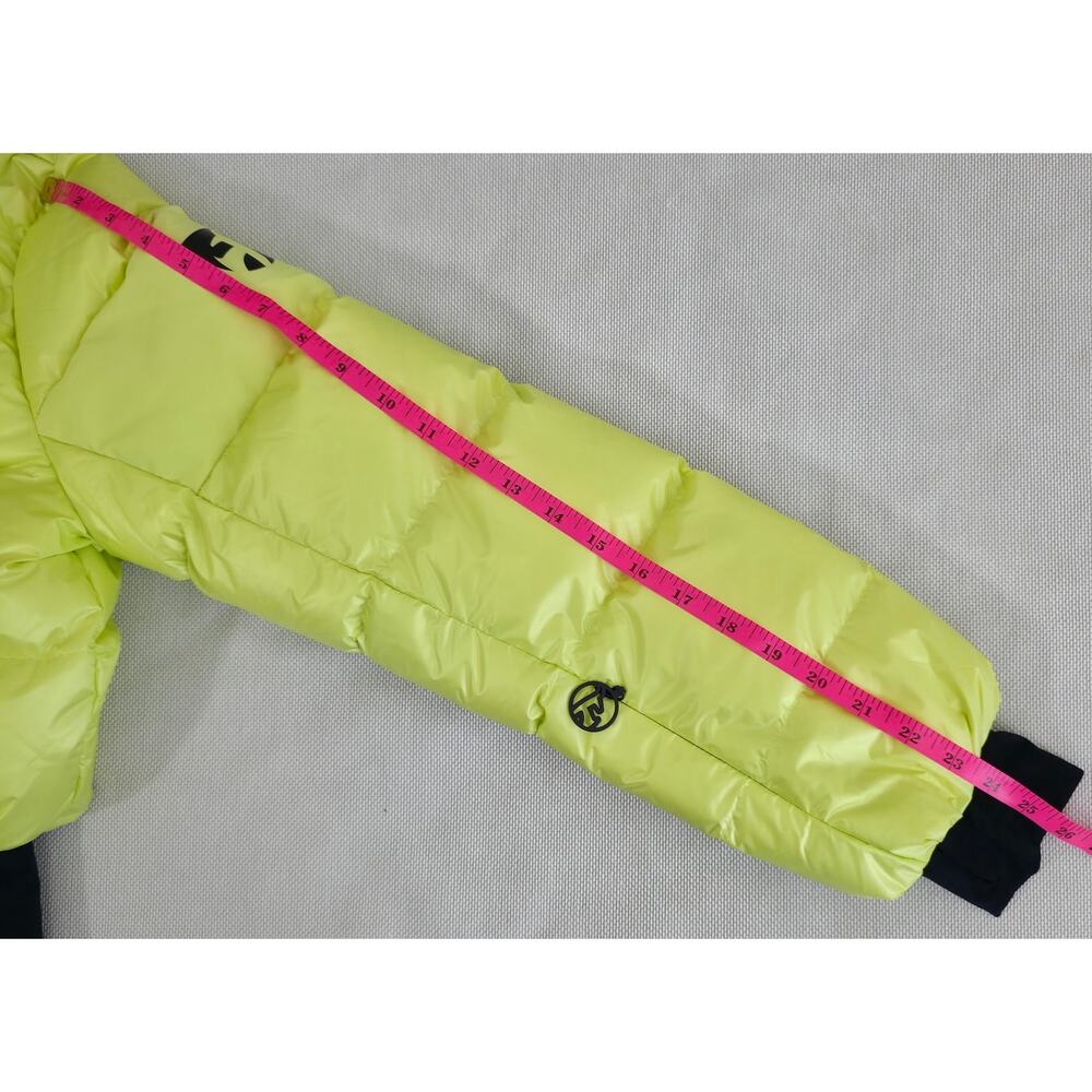 Toni Sailer Bernadette Luxury Down Ski Jacket Citrine Yellow & Black EU 36 NWT - Picture 13 of 14